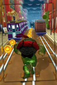 Ninja Run Turtle Jump Screen Shot 0