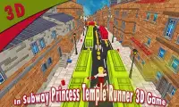 In Subway Princess Run Temple Runner 3D Game Screen Shot 1