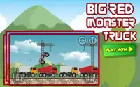 Big Red Monster Truck Screen Shot 0