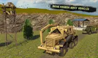 4x4 Внедорожный армия Пикап Грузовик Транспорт 3D Screen Shot 17