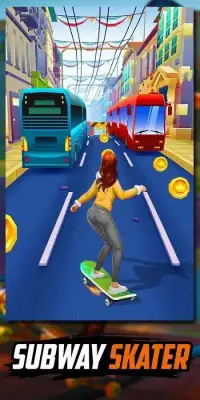 Subway Skater: Hover Race Screen Shot 2