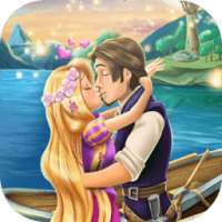 Long Hair Princess kissing and love story