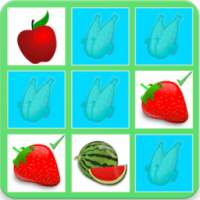Fruits And Vegetables Memory Game For Toddlers