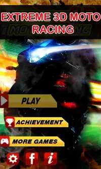 Extreme 3D Moto Racing Screen Shot 0