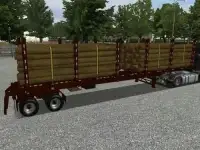 Truck Wood Cargo Driver Simulation -Wood Transport Screen Shot 3