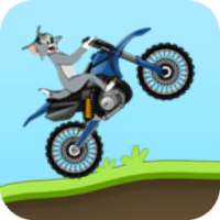 Tom Cat Moto Racing: Climb Hill Racing Game