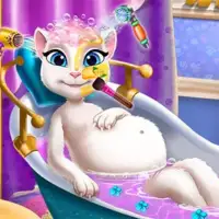 Pregnant Kitty Spa Girl Games Screen Shot 2