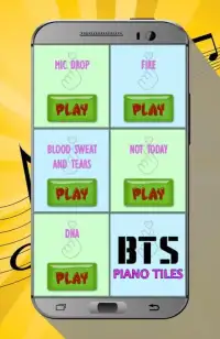 BTS Piano Tiles Screen Shot 2