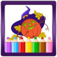Halloween coloring Book : witches & Pumpkins