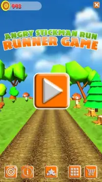 Angry Stickman Run - Running Game Screen Shot 5