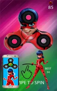 **Ladybug Fidget Spinner** Screen Shot 7