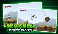 Little Boy Ben Hero Racing - 10 Hill Climb Maps Screen Shot 1