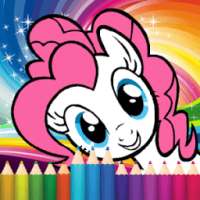 Coloring little pony princess
