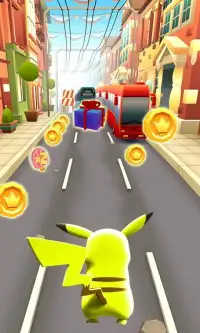 Subway Pikachu City Runner Screen Shot 0