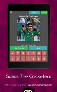 Guess the CRICKETERS Screen Shot 0