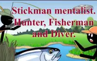 Stickman: Hunter fisherman and scuba diver Screen Shot 3