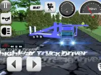 Highway Truck Driver Screen Shot 0