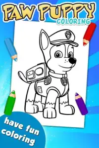 Paw Coloring Game For Puppy Screen Shot 2