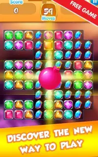 Jewels & Gems - King of Match 3 Puzzle Game Screen Shot 2