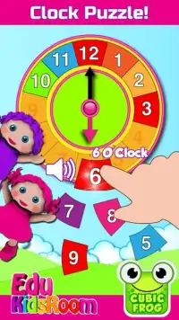 Preschool Toddler Kindergarten Puzzles & Shapes Screen Shot 1