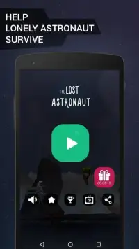Lost Astronaut - jump the planet, last space hero! Screen Shot 1