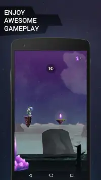 Lost Astronaut - jump the planet, last space hero! Screen Shot 2