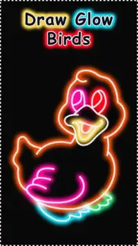 Learn To Draw Glow Birds Screen Shot 4