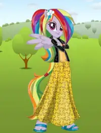 Dress Up Rainbow Dash MLPEG Girl Screen Shot 1