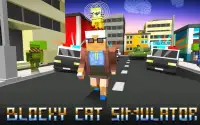 Blocky Cat Simulator Screen Shot 3