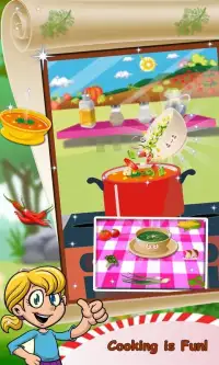 Soup Maker Cooking Mania-Fun 2D Cooking Games Saga Screen Shot 6