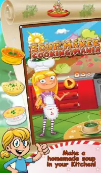 Soup Maker Cooking Mania-Fun 2D Cooking Games Saga Screen Shot 4