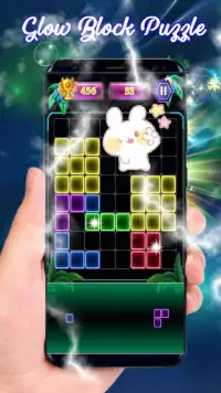 Block Puzzle : Glow Tentris 2018 Screen Shot 1