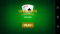 Video Poker Jacks or Better Screen Shot 0