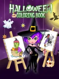 Halloween Coloring Book Screen Shot 0