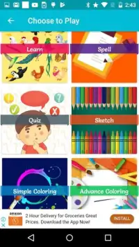 Birds - Learn, Spell, Quiz, Draw, Color and Games Screen Shot 6