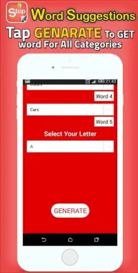 Solution For Stop Categories Word - Word Games Screen Shot 0