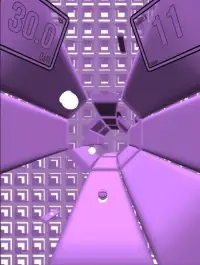 Inside tunnel Ball Twist Game Screen Shot 2