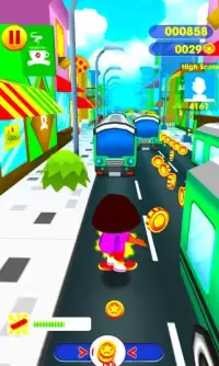 Subway Princess Dora Runner Screen Shot 3