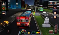 Halloween Party Bus Driver 3D Screen Shot 13