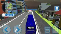 Police City Bus Driver Screen Shot 0