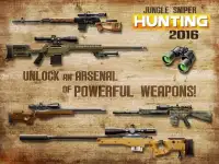 Jungle Sniper Hunting 3D 2016 Screen Shot 4