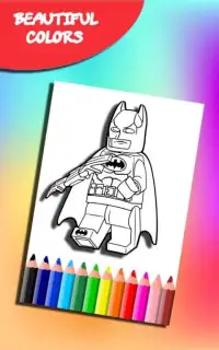 How to color Lego Batman (coloring game) Screen Shot 0