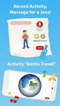 Message in a bottle - Sami Apps bed time stories Screen Shot 1