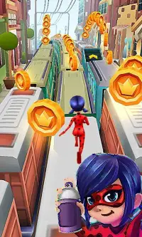 Ladybug City Adventure Runner Screen Shot 0