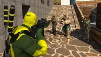 FPS Rope hero VS Incredible monster city battle Screen Shot 9