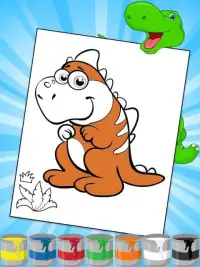 Dinosaur Coloring Book for Kids Learning Screen Shot 3