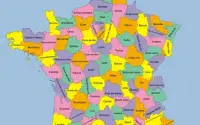 France Departments Map Puzzle Screen Shot 1
