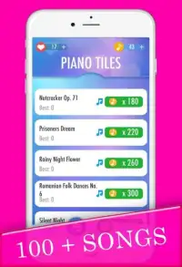 Pink Piano Tiles Screen Shot 1