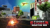 War of Flying Fidget Spinner Monsters 3D Sim Screen Shot 1
