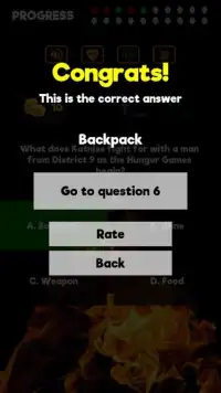 Hunger Quiz Screen Shot 0